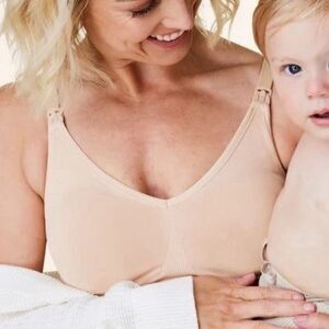 Bravado Designs Body Silk Seamless Nursing Bra Butterscotch Size XL